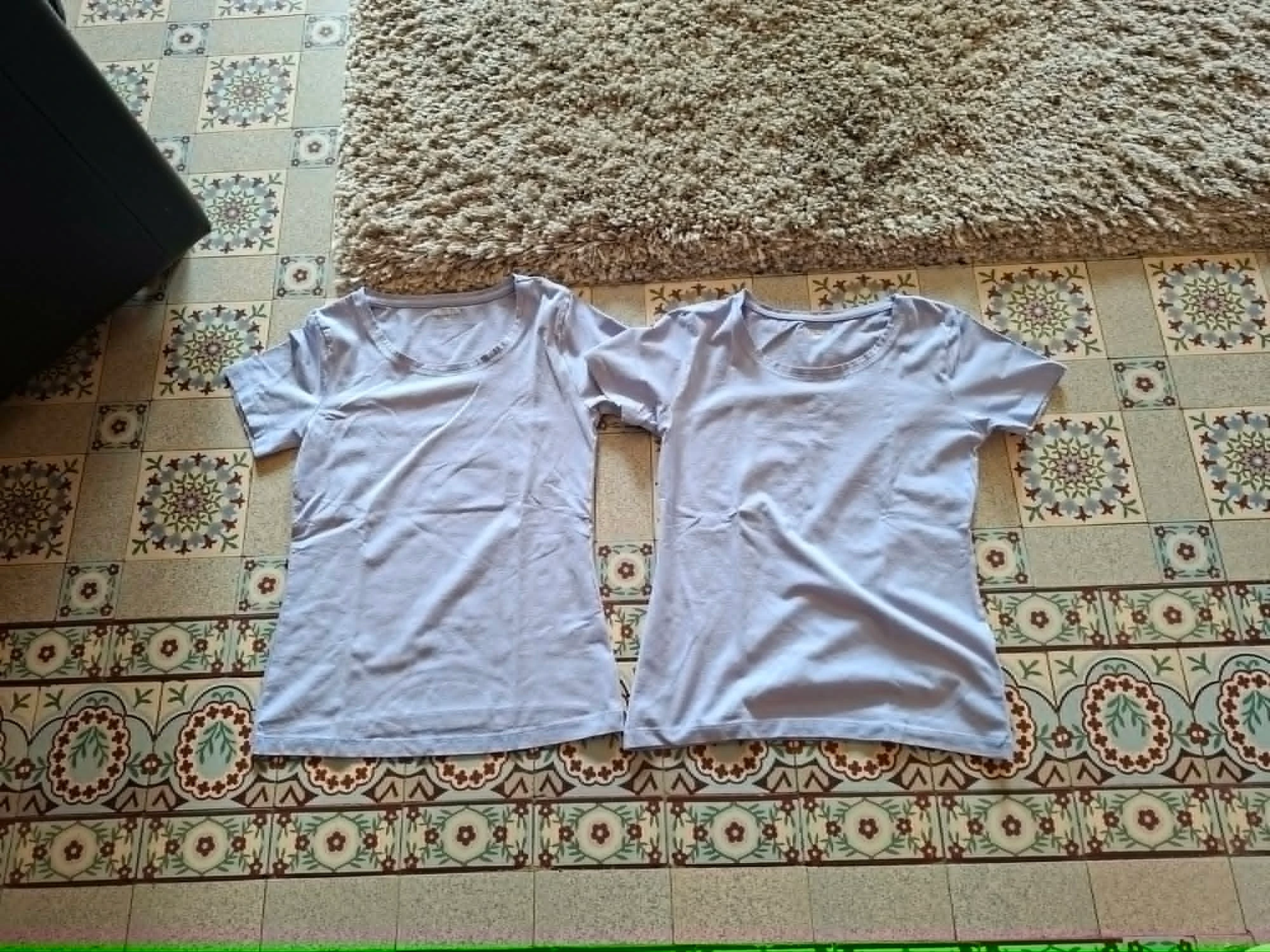 2 Lila T-Shirts / Zeeman / XS